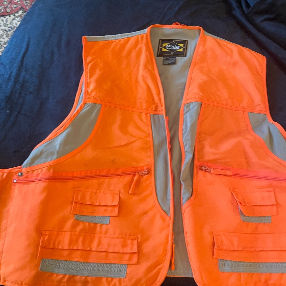 Master Sportsman Orange Quilted Vest